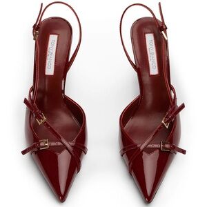Tony Bianco Garda Bordeaux Patent Heel